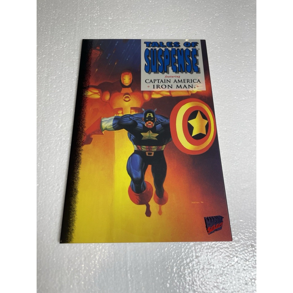 TALES OF SUSPENSE Vol 2 #1 ACETATE COVER 1995 Iron Man Captain America